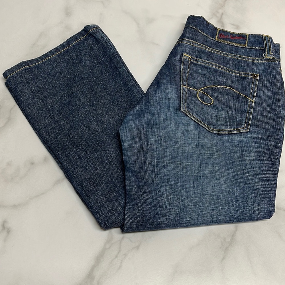 Robert Graham Straight Leg No-Stretch Faded Jeans 27